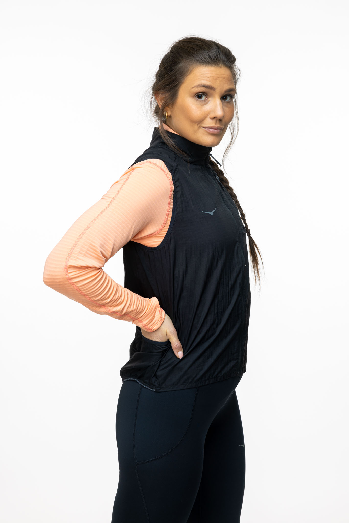 Skyflow Vest Dame Black