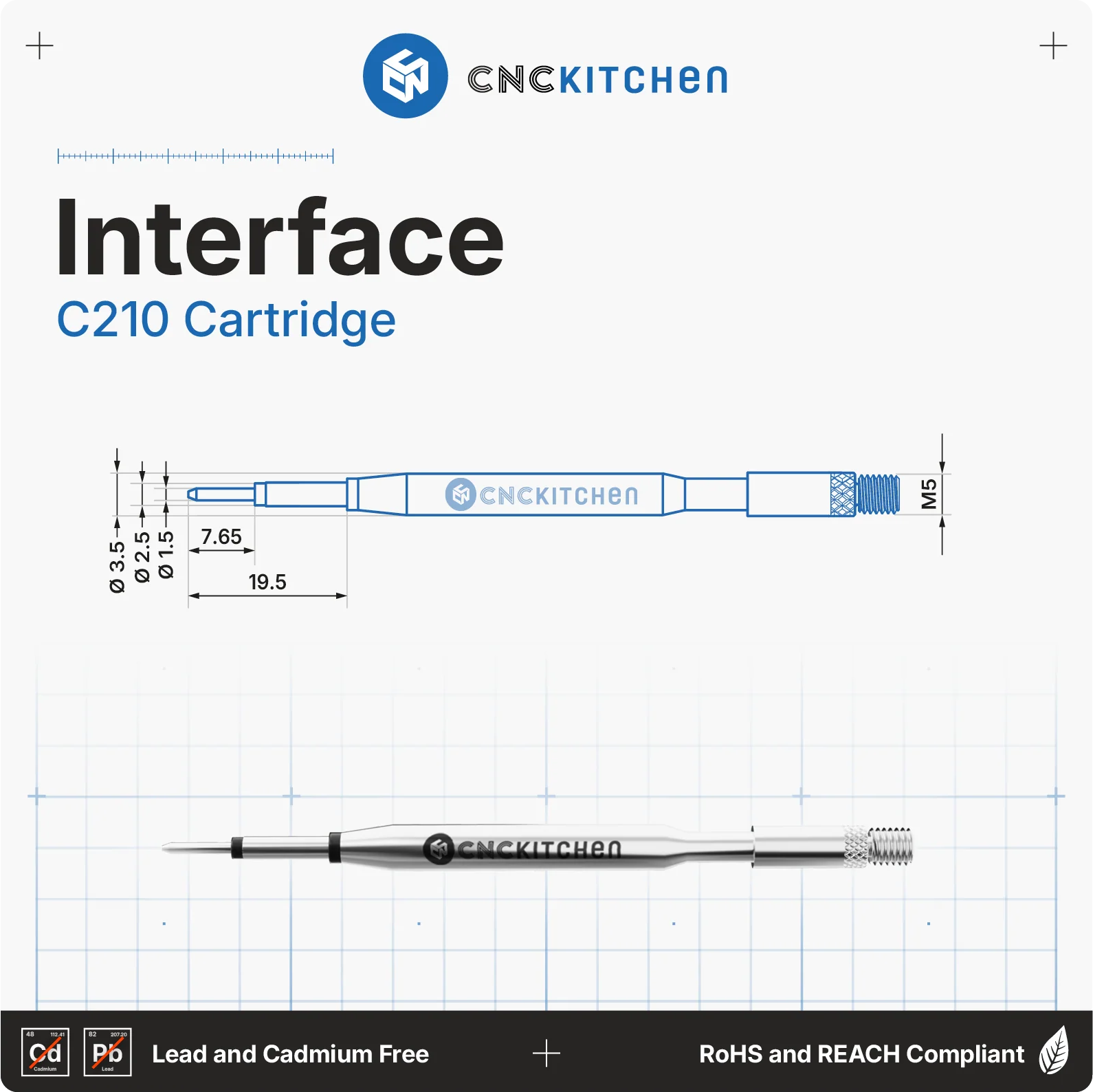 CNC Kitchen  Einschmelzhilfen + C210 Adapter    Hochwertige Lötspitzen aus Messing
