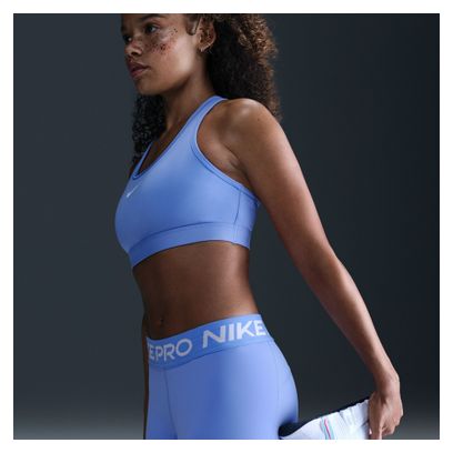 Brassière Nike Swoosh Medium Support Bleu Femme