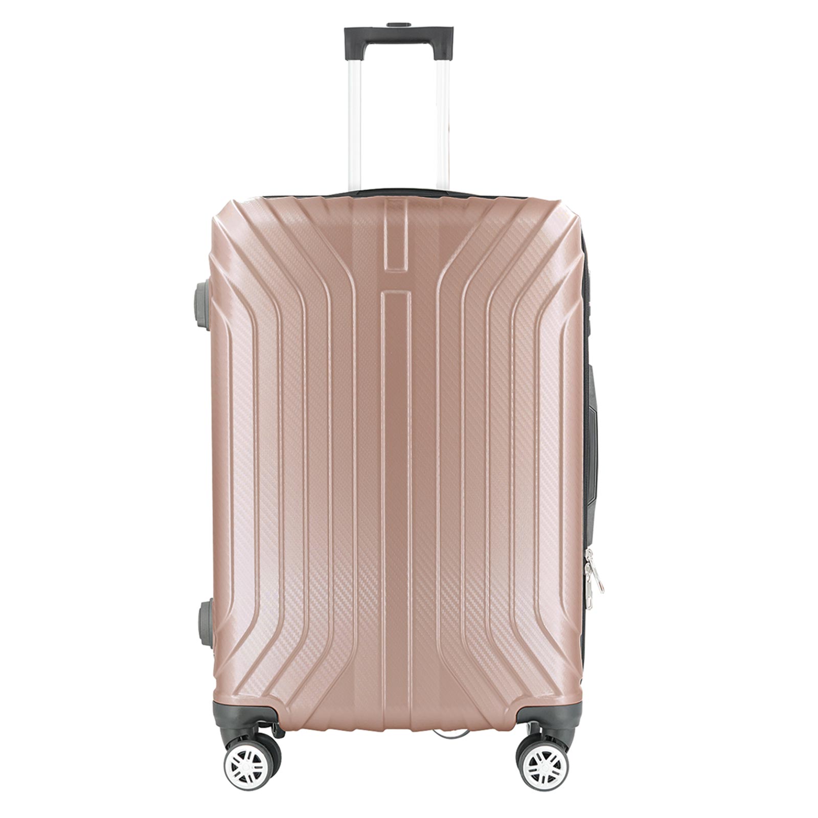 clever pick Hartschalen-Reisekoffer - roségold - 115 Liter