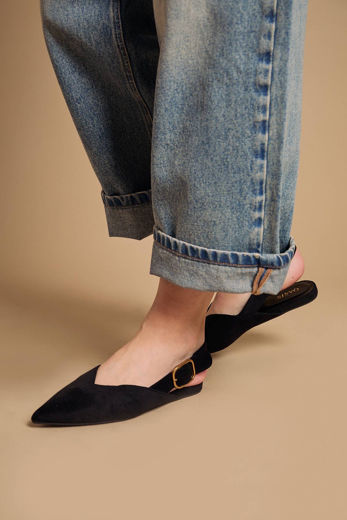 Oasis Chaussures Plates Pointues à Bride Arrière Binx en Synthétique
