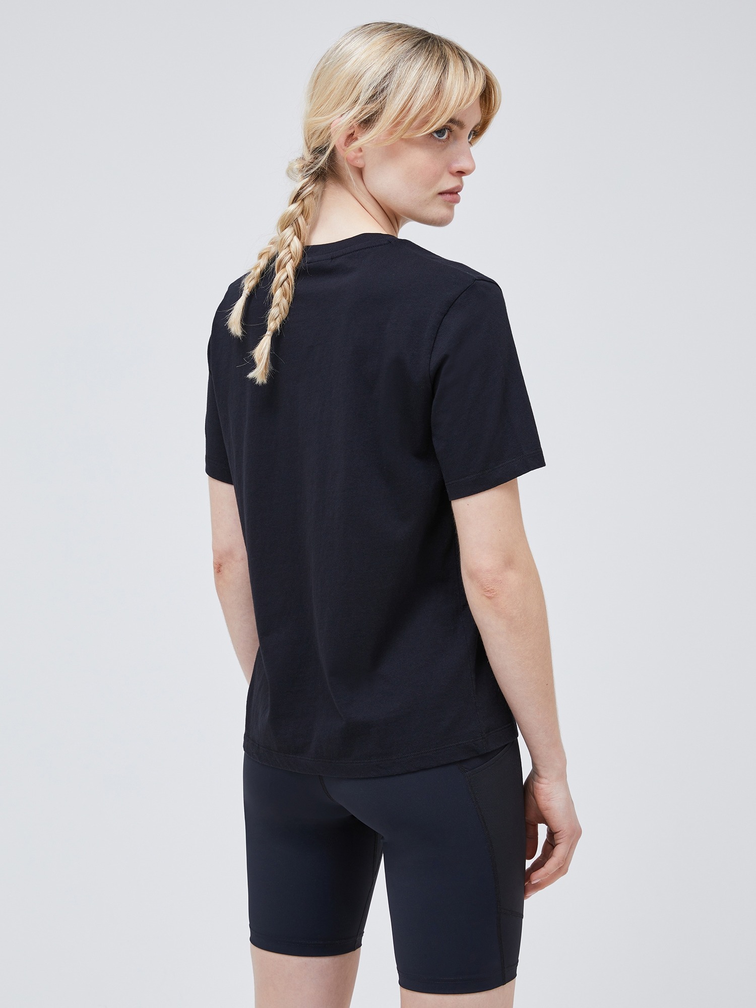 Original Small Logo Tee Dame Black