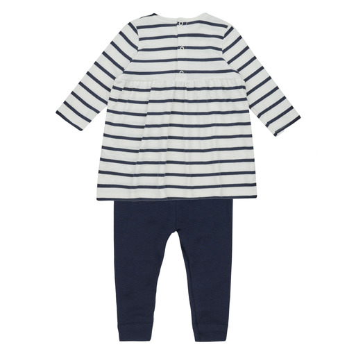Petit Bateau - LEOPOLDINE - Marine / Blanc