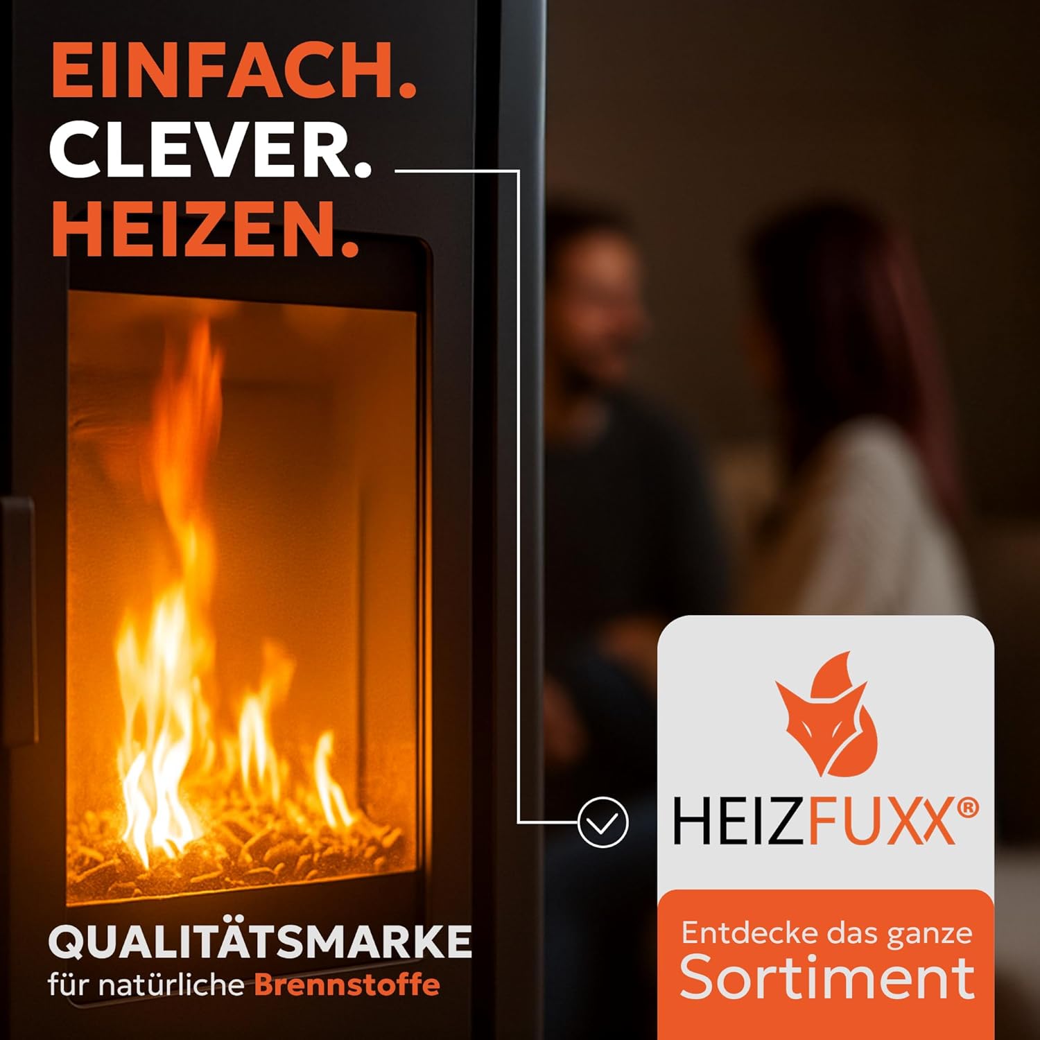 Holzpellets Blue Palette 300 kg (20 x 15 kg) - 6mm Weichholz Pellets mit hohem Heizwert & geringem Ascheanteil - Premium Heizpellets als Sackware für Feuerrohr, Kamin, Ofen oder Grill