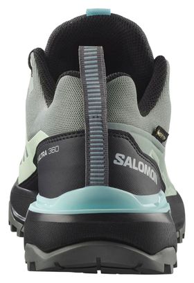Chaussures de Randonnée Salomon X Ultra 360 GTX Gris/Vert Femme