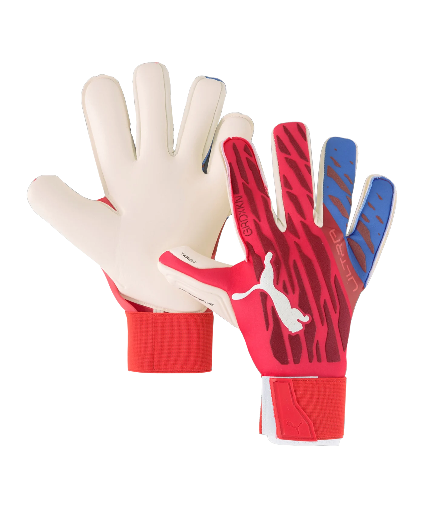 PUMA ULTRA Grip 1 Hyprid Pro Faster FootballTorwarthandschuh Rot F01