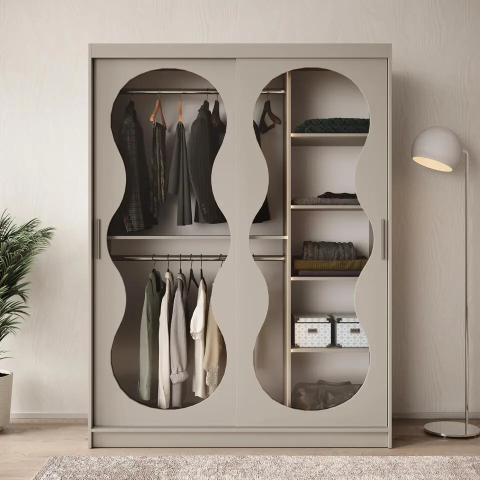 Meubella - Kledingkast Bunaro - Beige - 150 cm