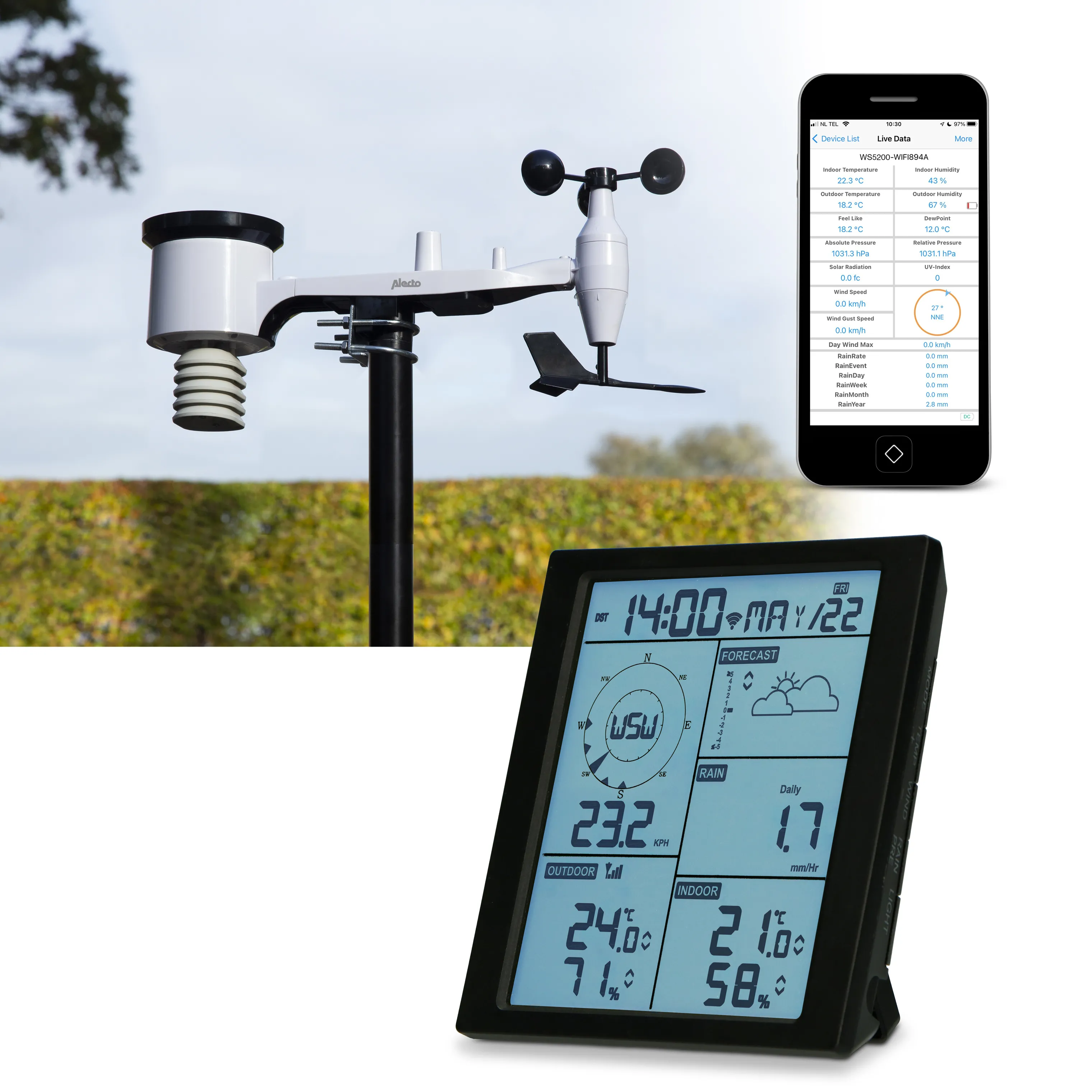 Alecto Home Vejrstation WS-5200