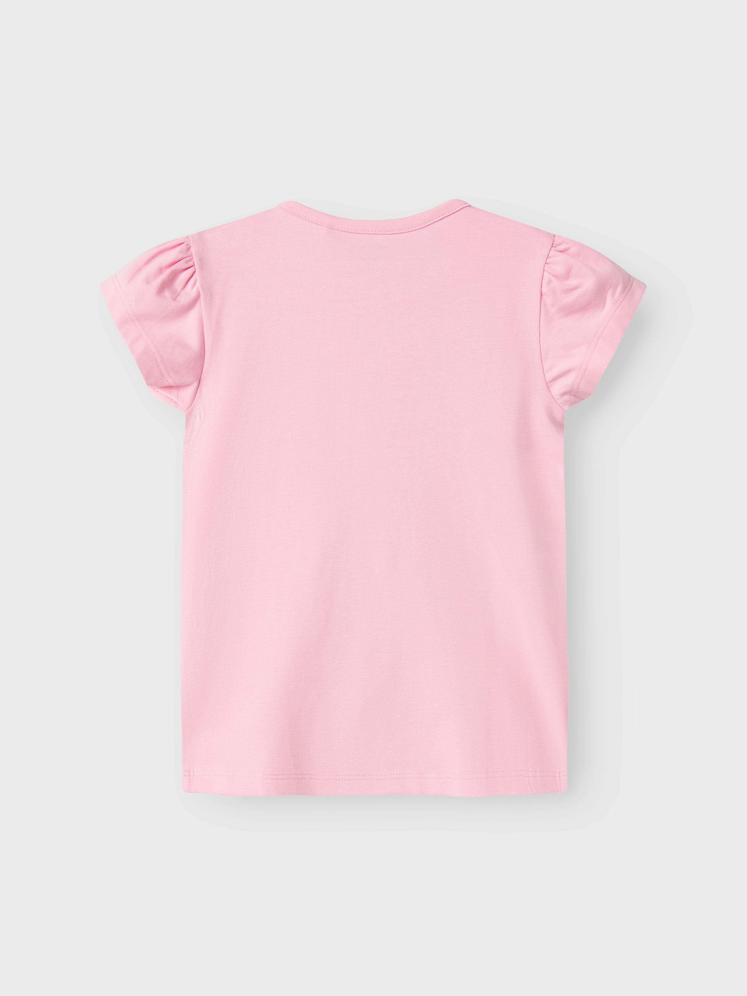 Name It T-Shirt »NMFFOLLY – Shirt mit Puffärmeln und Glitzer-Stitch-Motiv«, unifarben, casual, regular fit, Jersey, Rundhals