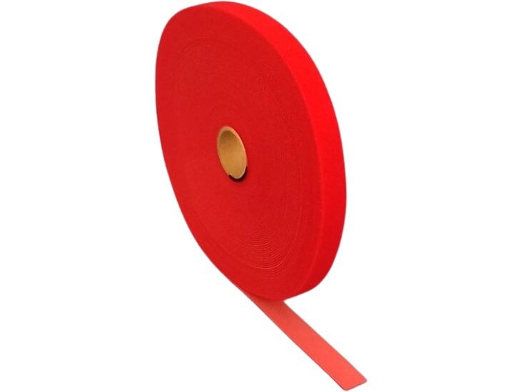 FASTECH Klettband-Rolle ETN Fast-Strap Rot 20 mm x 5 m Klett-Kabelbinder, 20 mm x 5 m, Rot