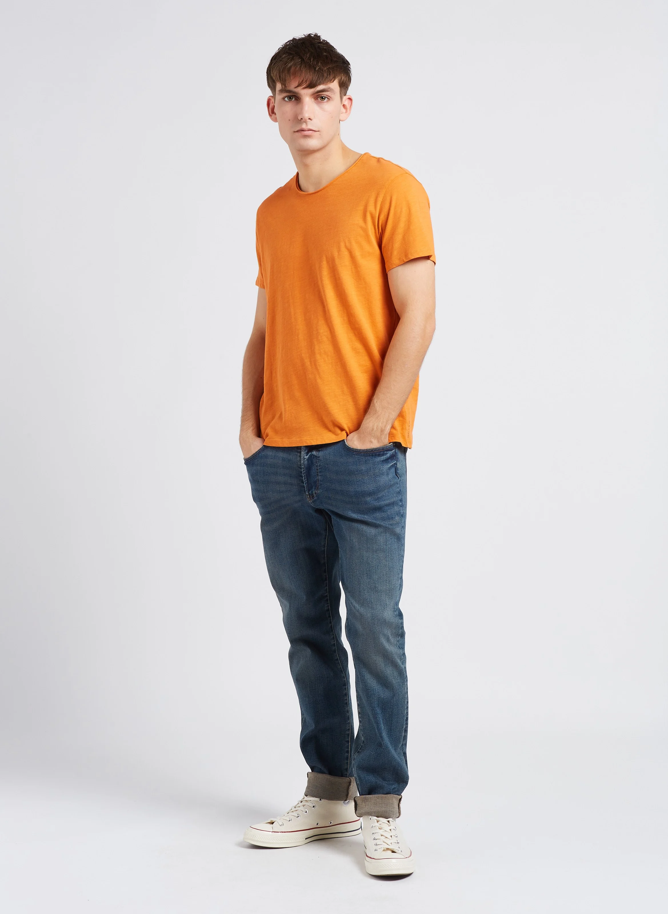 Jean slim-fit en coton | Bleu