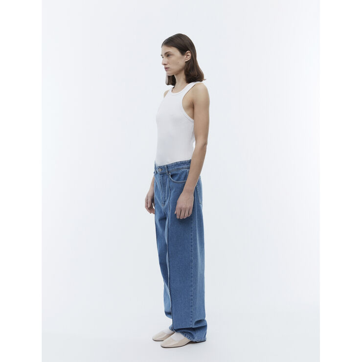 2NDDAY 2ND Purity TT - Daily Cotton Rib Brilliant white