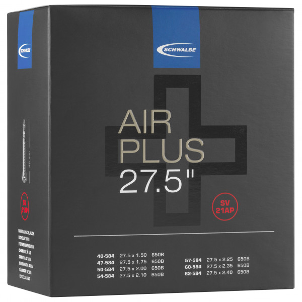 Schwalbe - 27,5'' Schlauch Nr. 21 AP Air Plus 40/62-584 - Chambre à air pour vélo