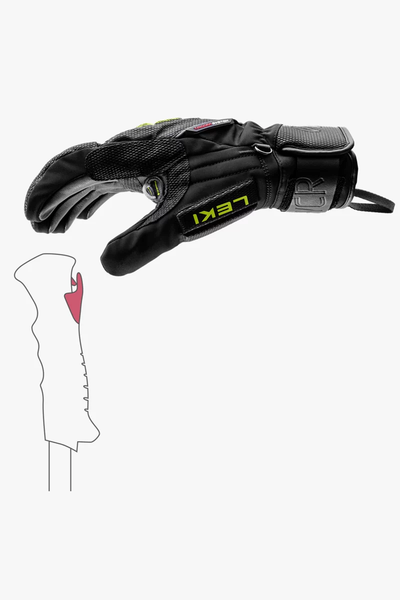 LEKI WCR C-Tech 3D Herren Skihandschuh