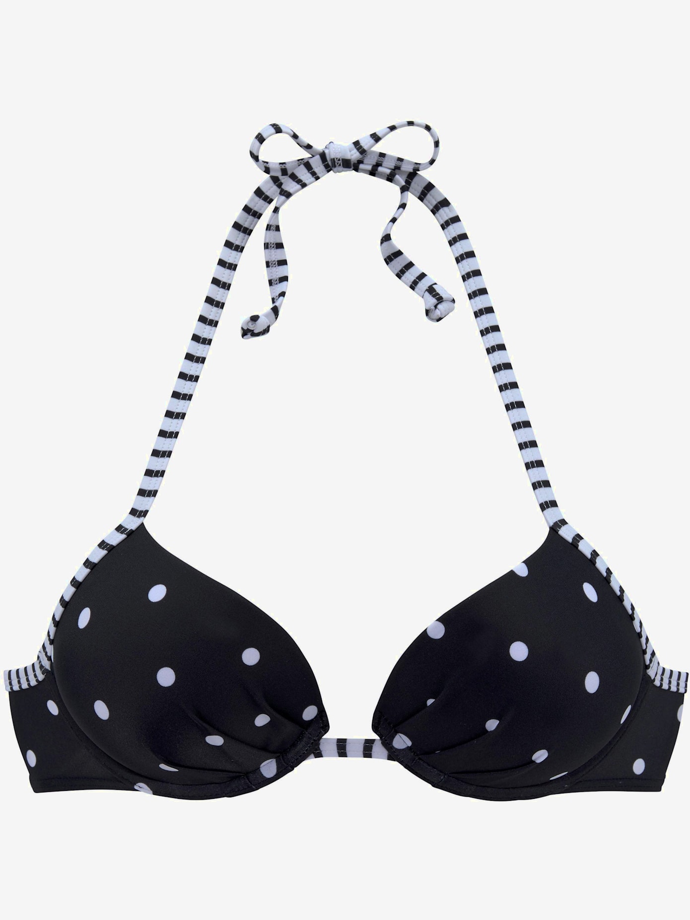 Haut de bikini push-up motif à pois tendance
