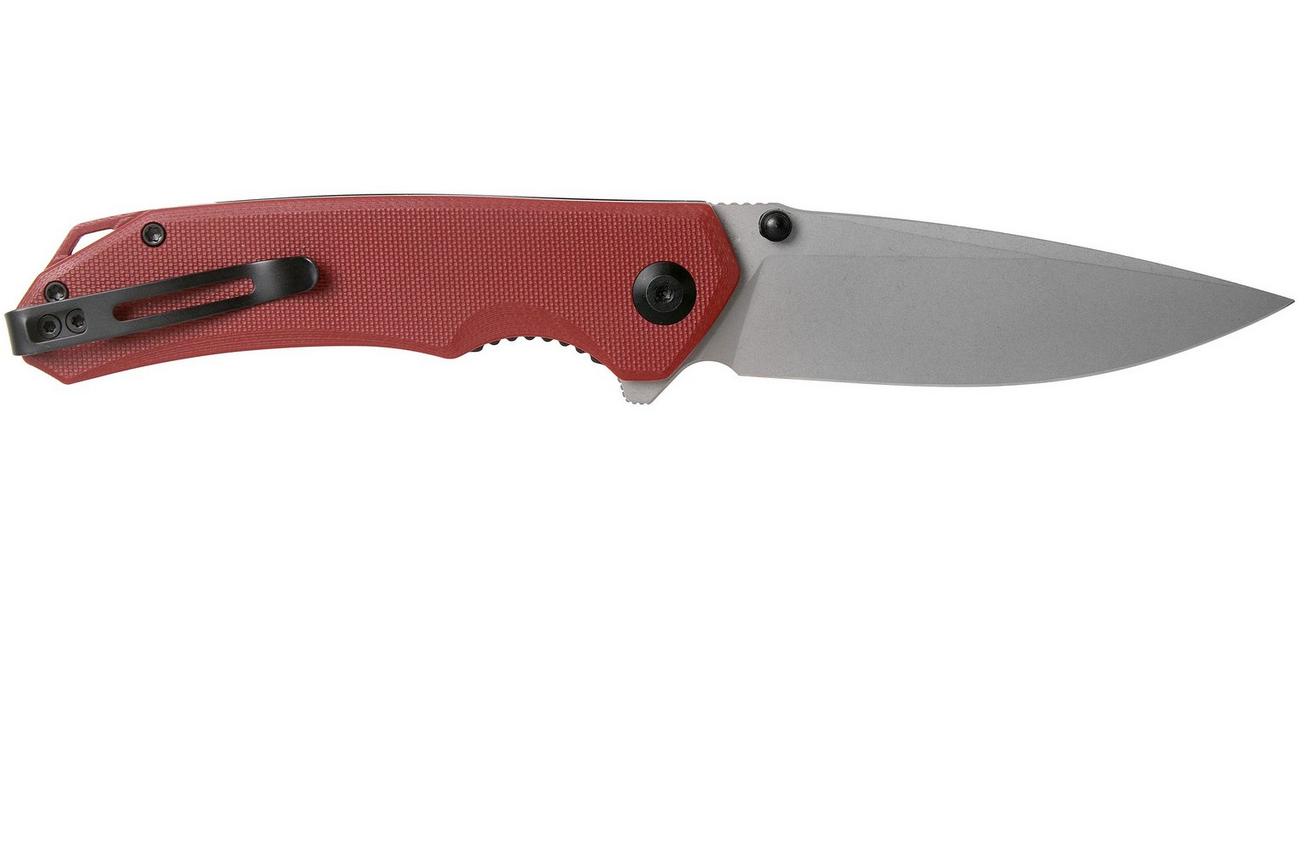 Civivi Brazen C2102B Droppoint Red, Stonewashed zakmes