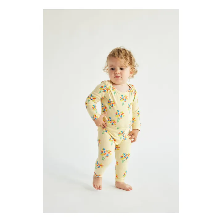 Bobo Choses Legging Coton Bio Feux d'Artifices | Jaune