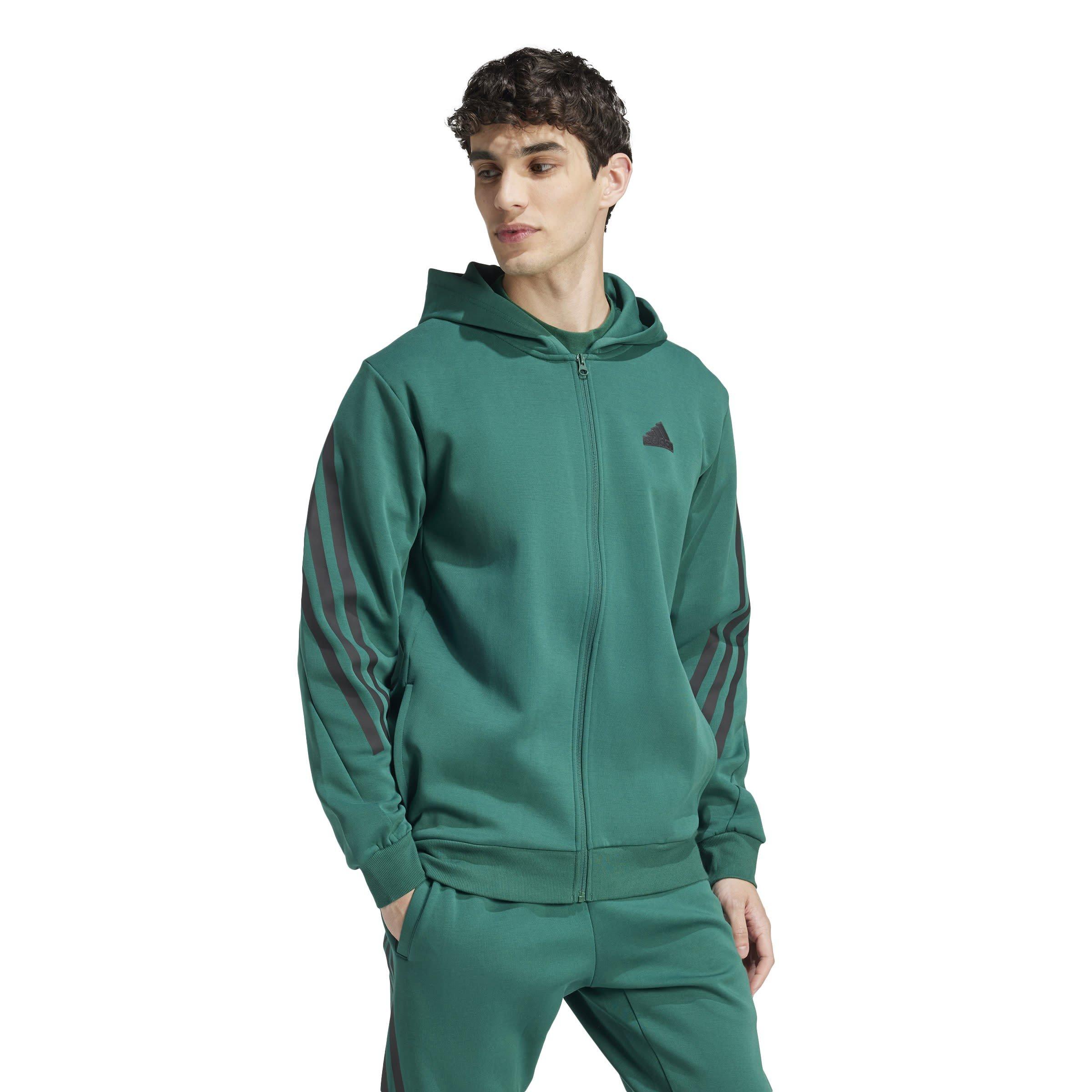 adidas Future Icons 3 Stripes Full Zip Hoodie Mens