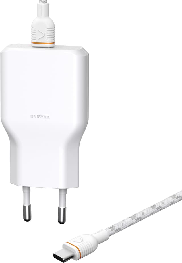 Unisynk G3 36W USB-C-vægoplader med 2 m USB-C-kabel