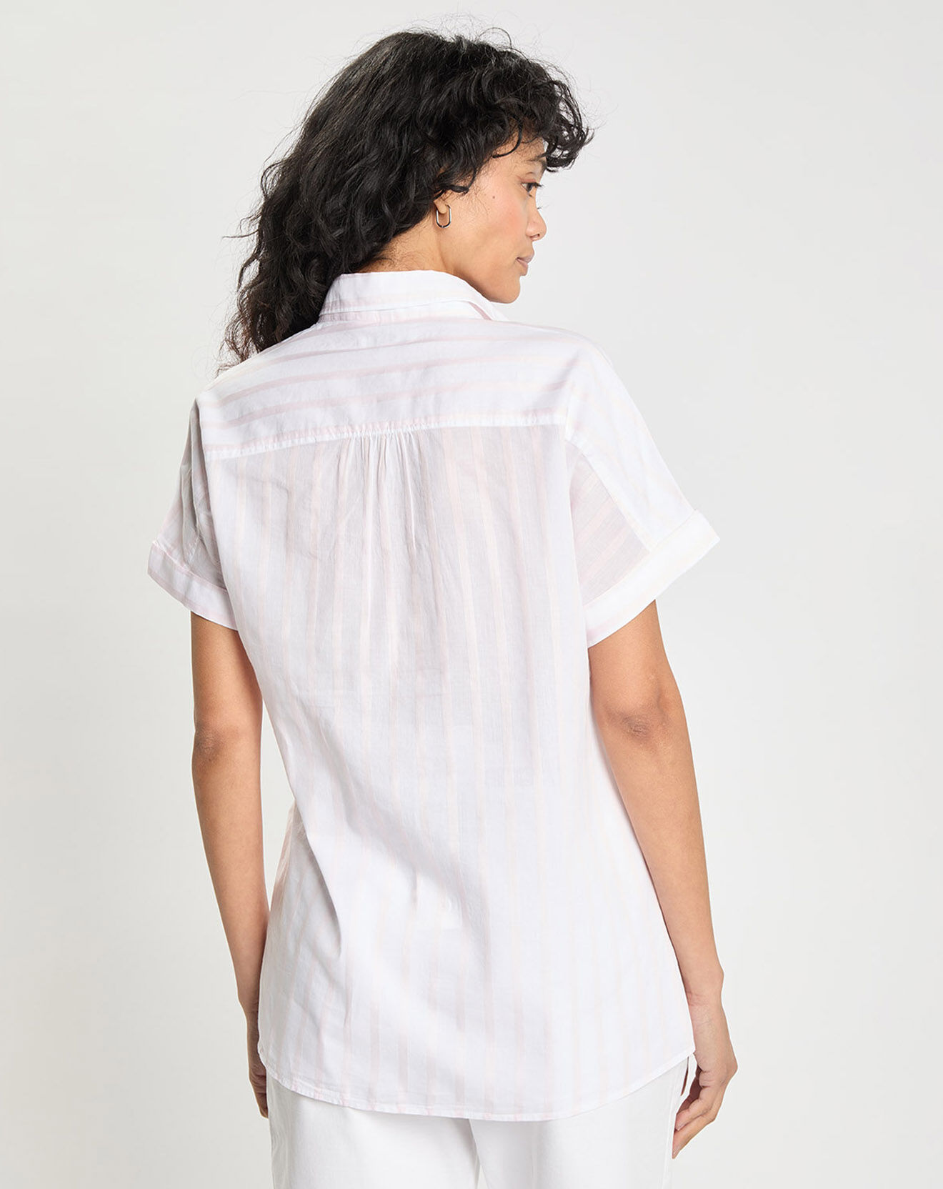Tommy Hilfiger Chemise classique Strip rose clair