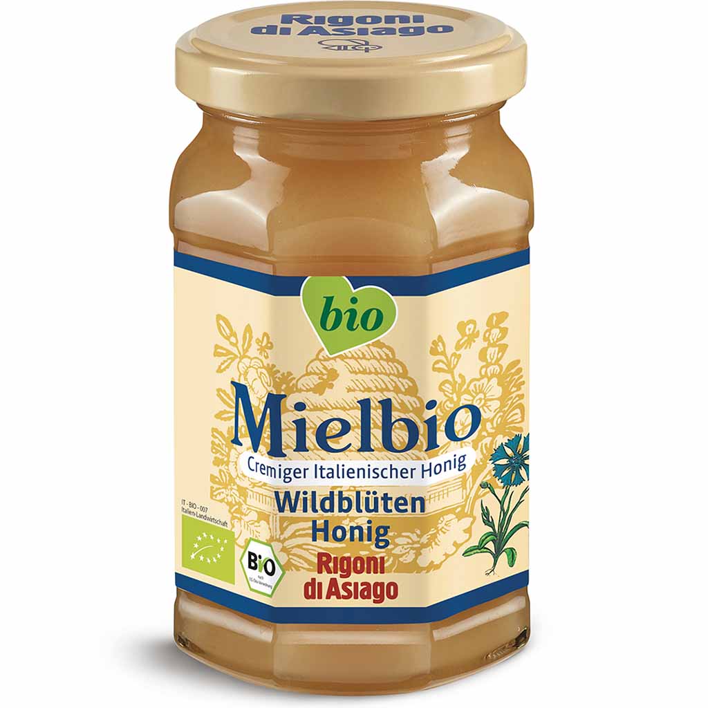 Mielbio italienischer Wildblütenhonig cremig 300g MHD:6.4.26