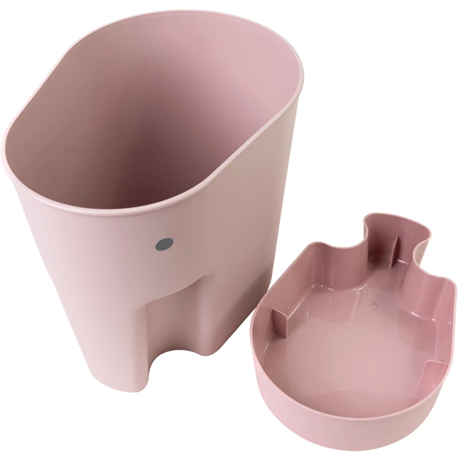 shnuggle Badespielzeug Shnuggle Ellie Badespielzeug-Trocknungsbehälter altrosa