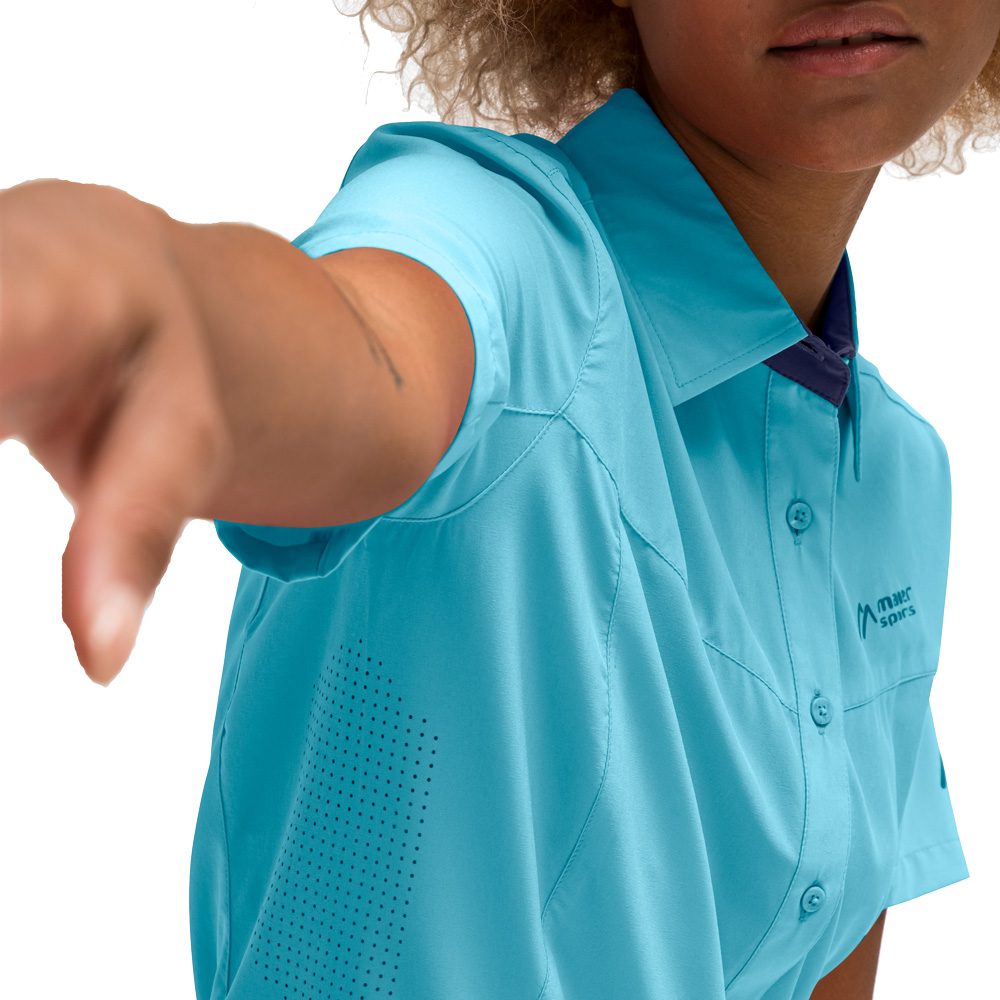Maier Sports Sinnes Tec Trekkingbluse Damen spray