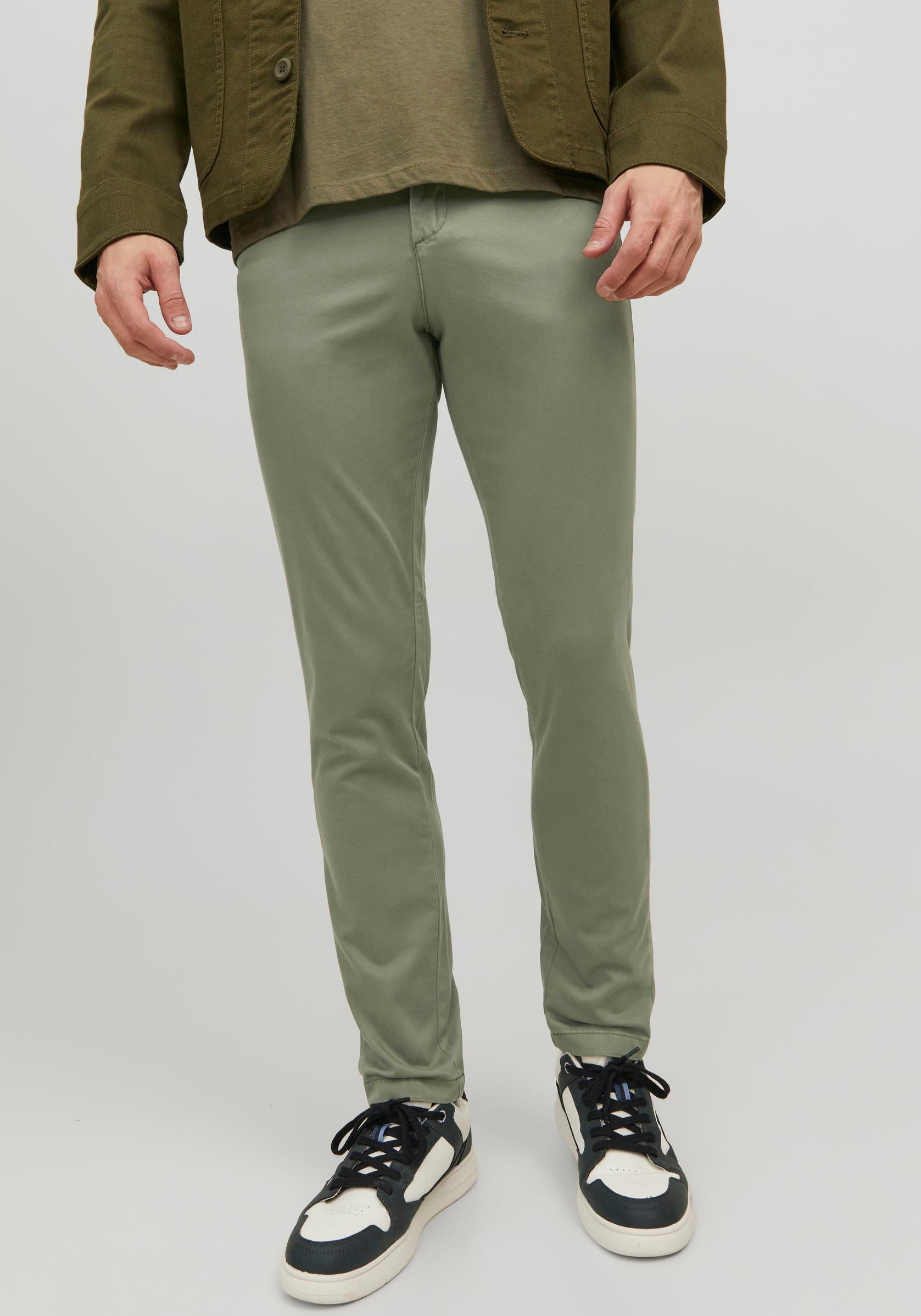 Jack & Jones Chinos »JPSTMARCO mit Stretchkomfort und schmalem Bein«  mit Reissverschluss