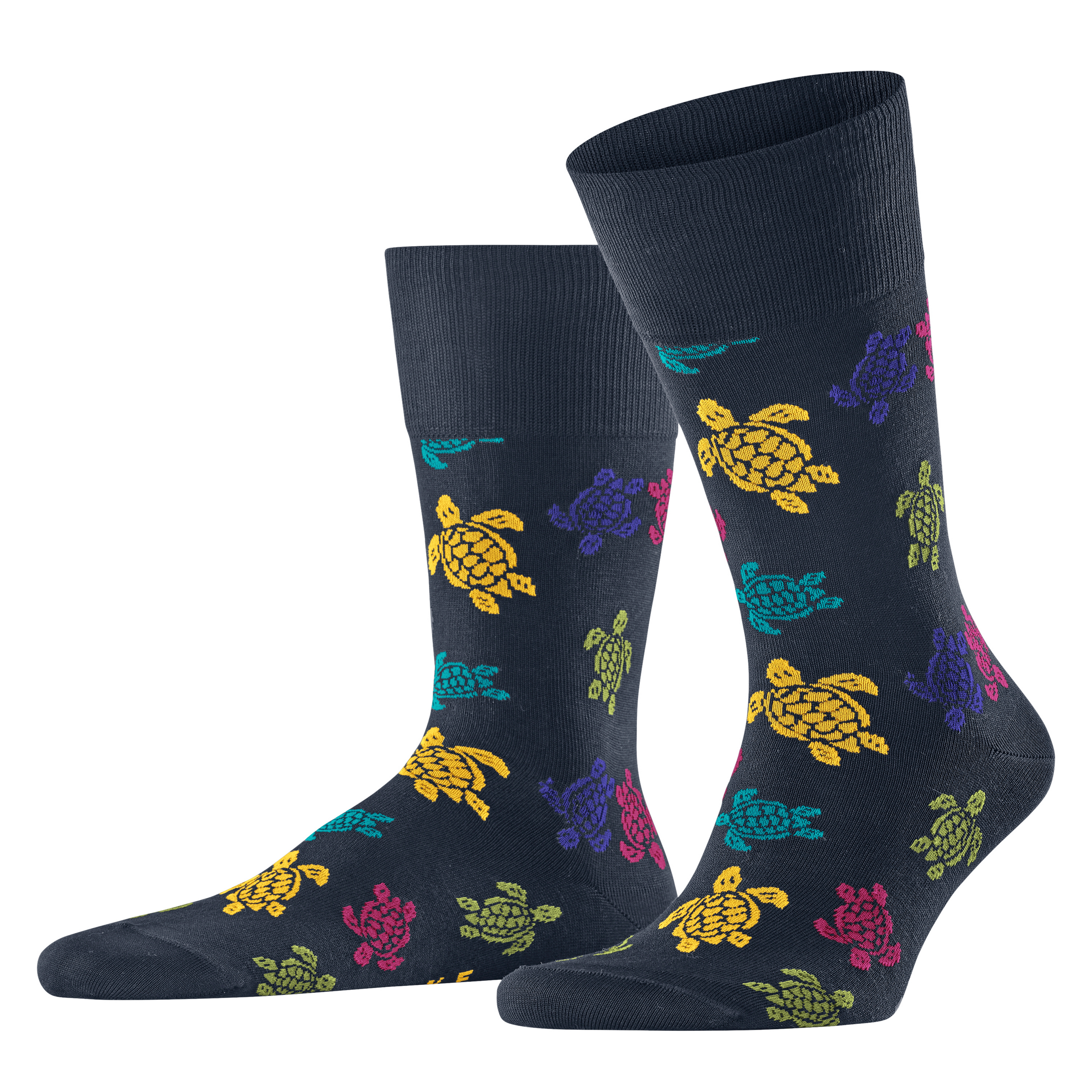 Chaussettes homme Rondes des Tortues Multicolores | Vilebreauin