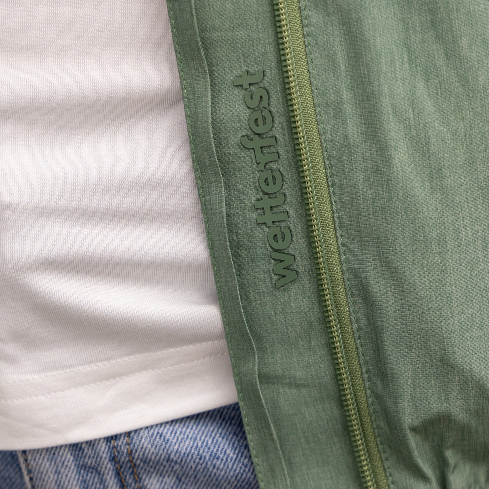 Frauen Regenjacke Pixie hedge green mélange