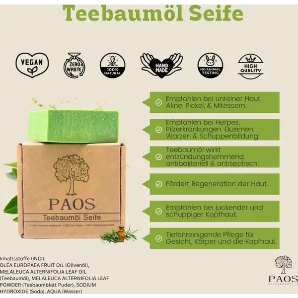 Teebaumöl Seife