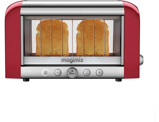 MAGIMIX - Grille pain Toaster Vision rouge 11540