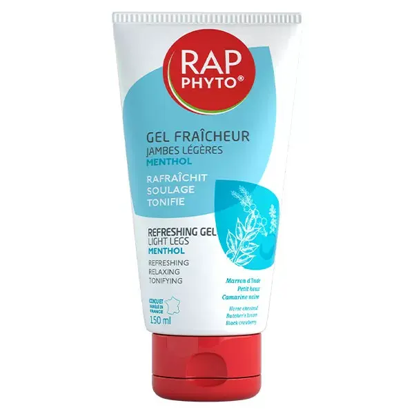 Gel Refrescante Rap Phyto para Pernas Leves, Aroma de Mentol, 150ml