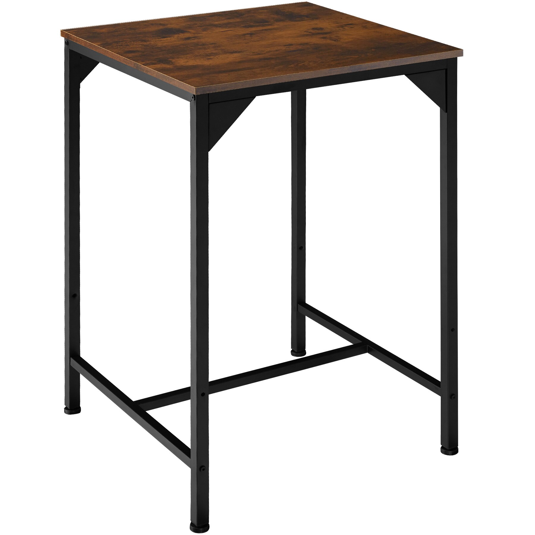 tectake® Barset, 3-teilig, Industrial Style, mit höhenverstellbaren Kunststofffüßen