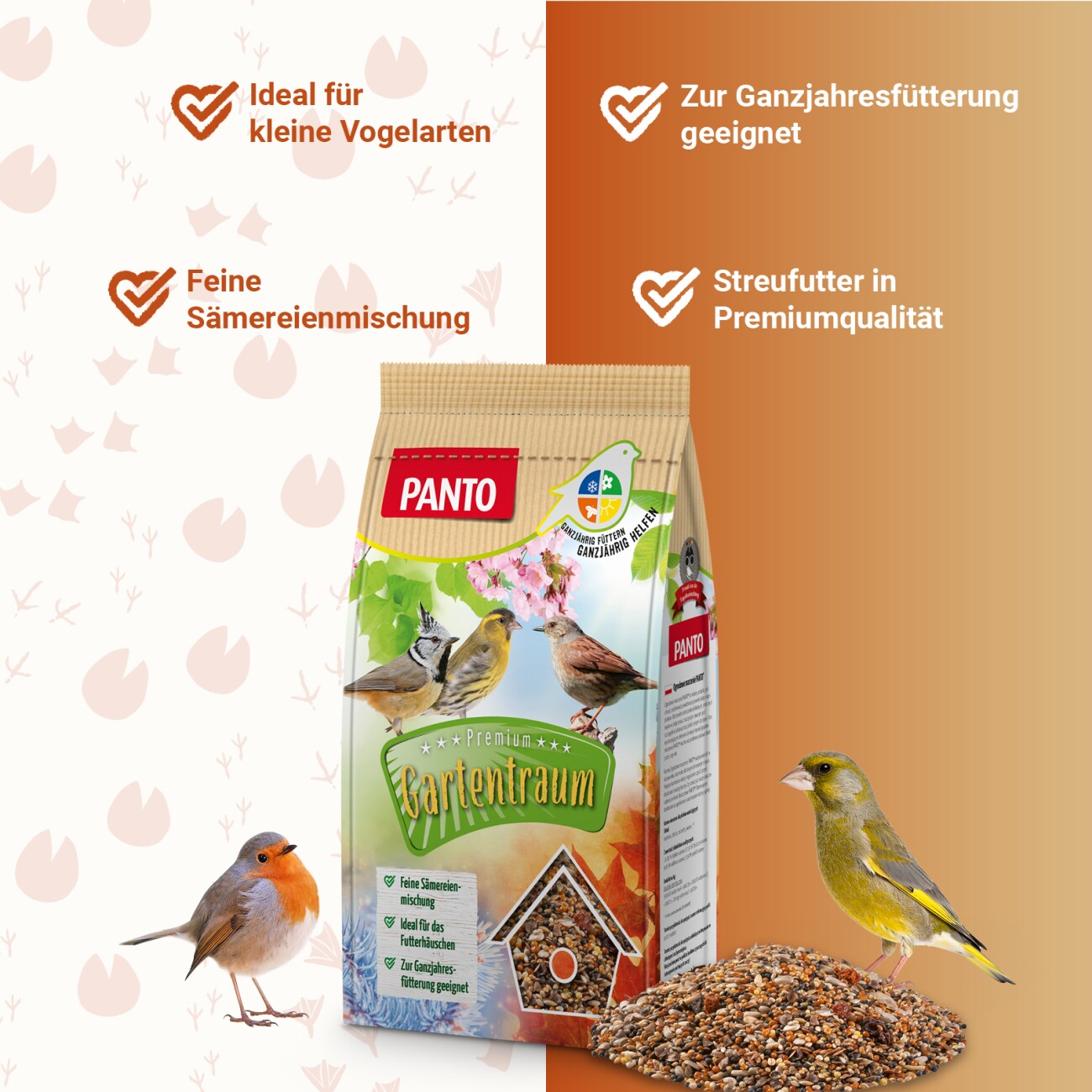 Panto ® GARTENTRAUM SÄMEREIENMISCHUNG 1 kg