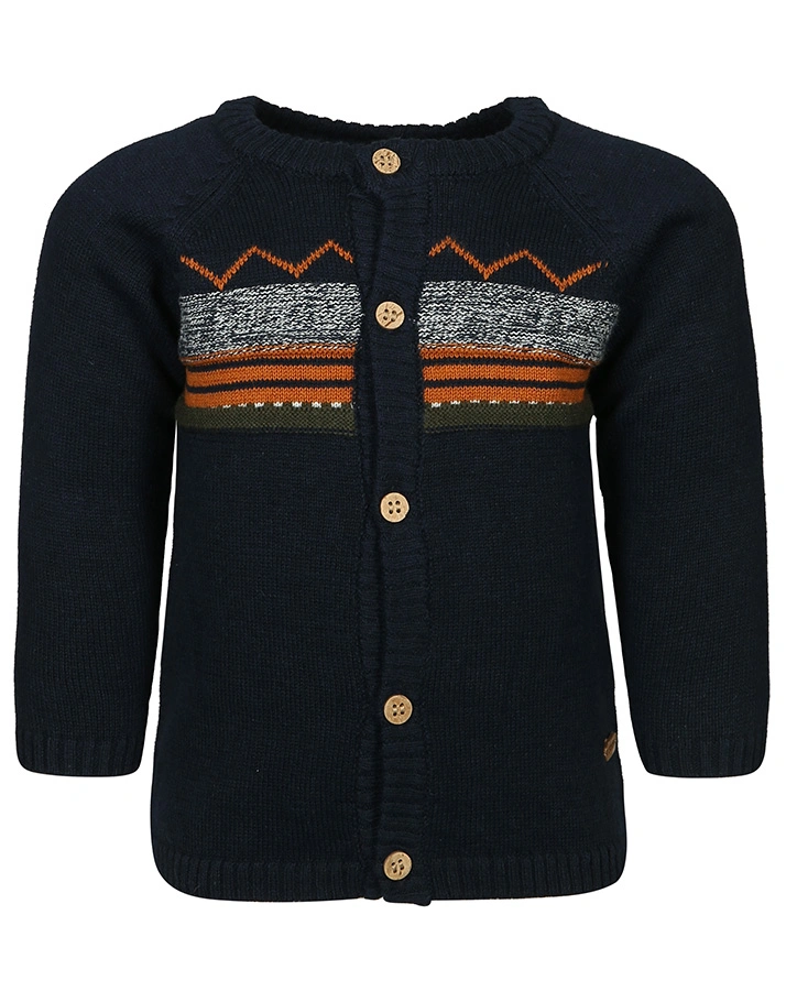 Strickjacke WINTER mit Wolle in dark navy