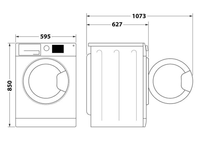 Whirlpool vaskemaskine FFB 8489 WV EE (8 kg)