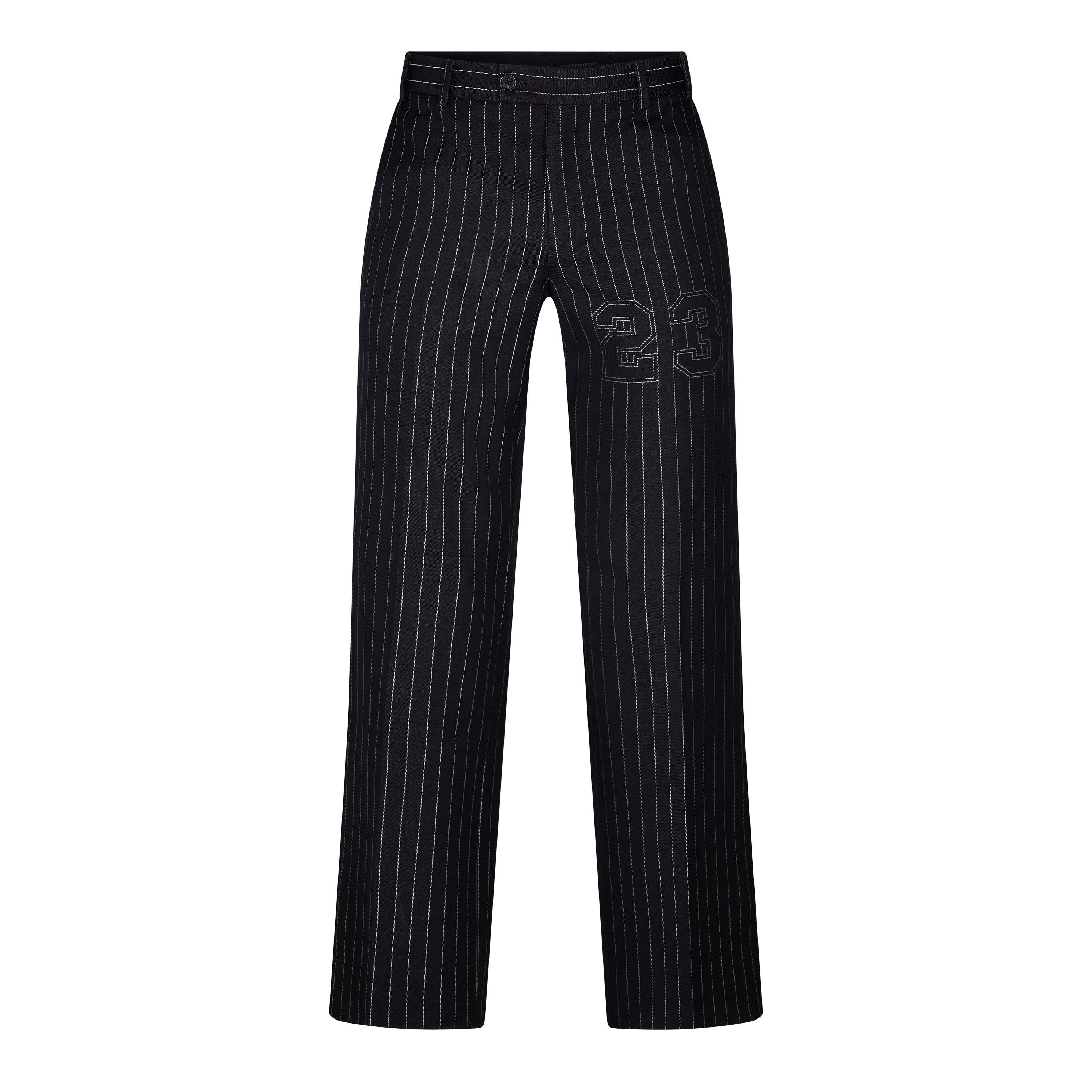 Off White 23 Pinstripe Trousers