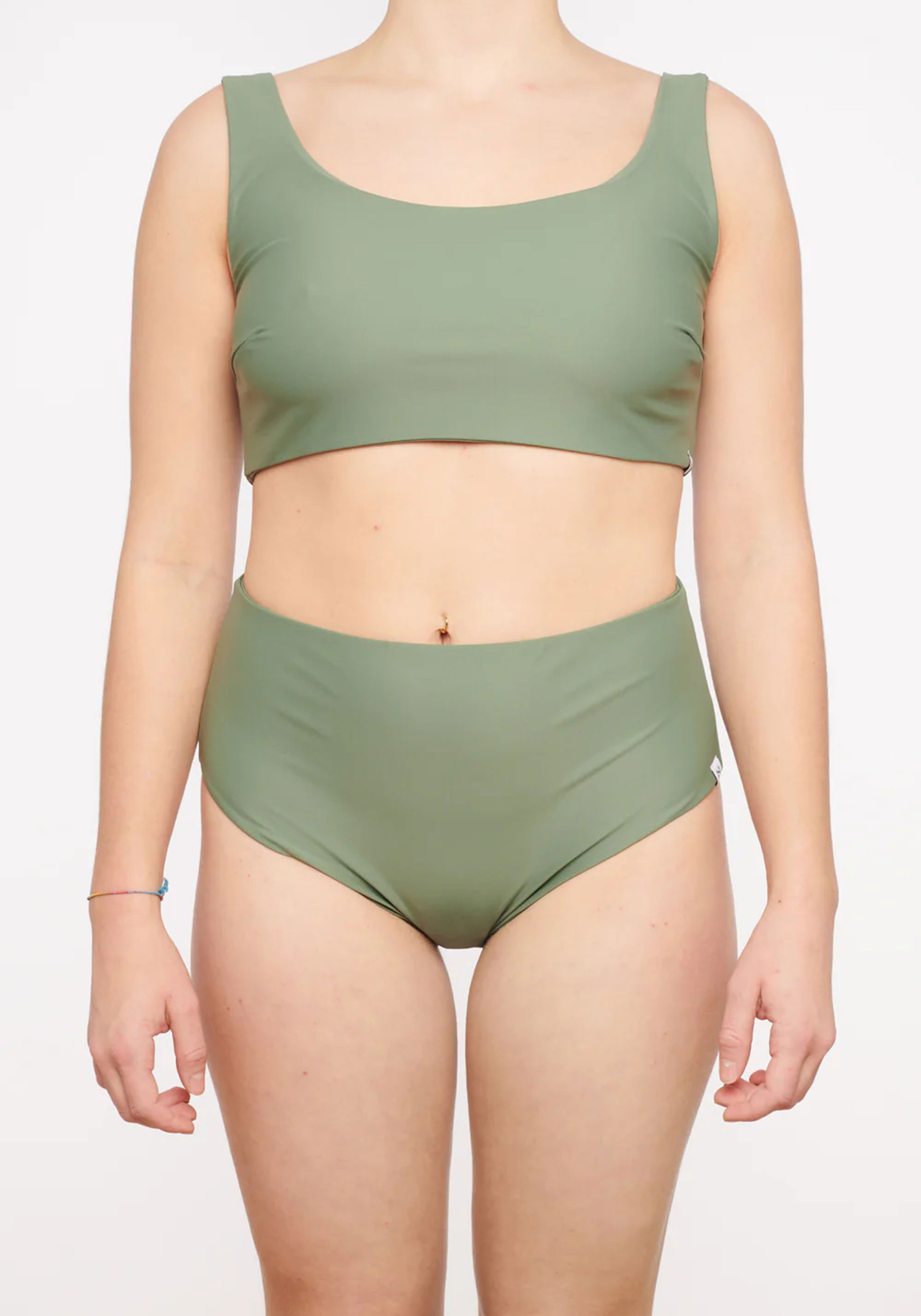 Neumuhle Bikini-Top Ascona Net-Bikini Olive