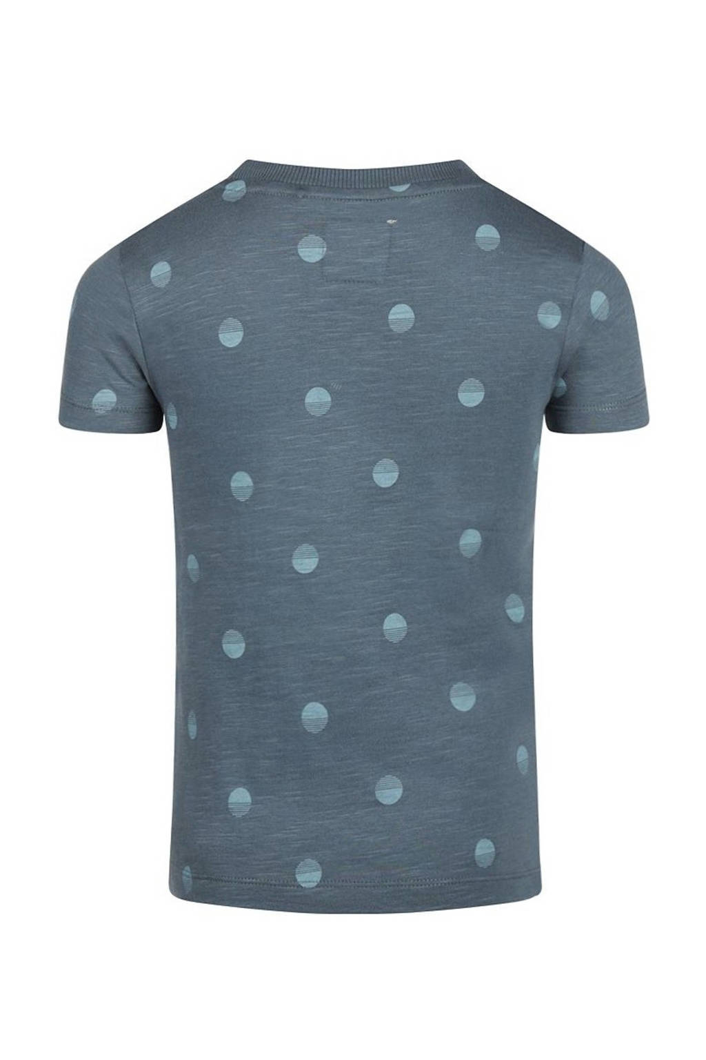 Koko Noko T-shirt met stippen blauw