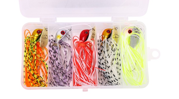 Kit de bladed jigs Fish4All 19g 12cm (5pcs)