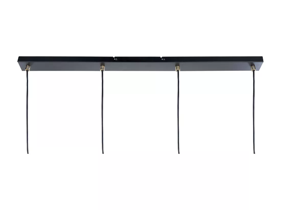 Lampe suspension CAUDELO Métal Noir/blanc