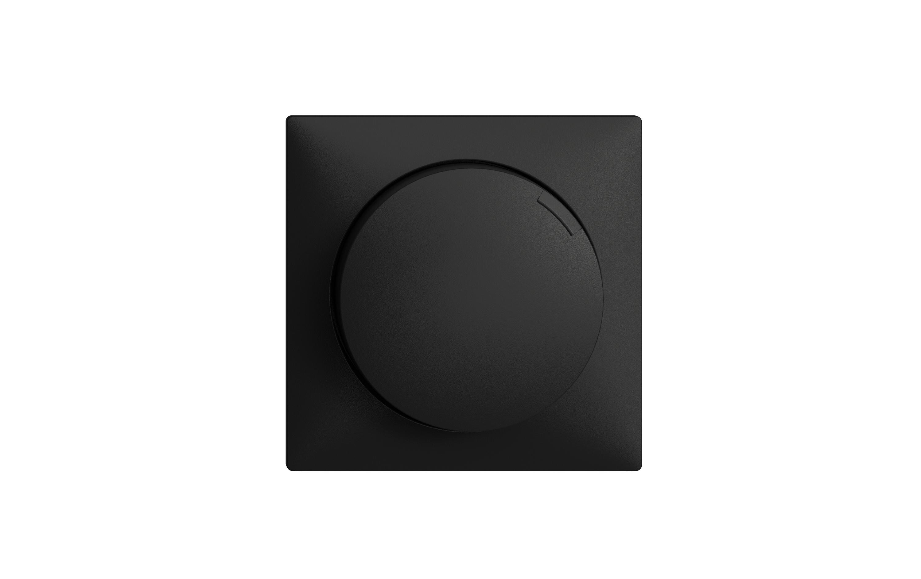 Drehdimmer, SchwarzAbdeckset für Drehdimmer