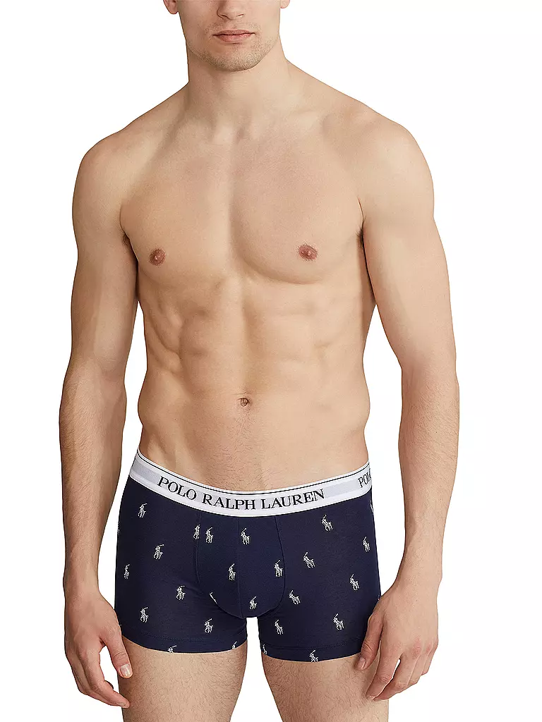 POLO RALPH LAUREN Pants 3er Pkg. Navy Aopp Navy  dunkelblau
