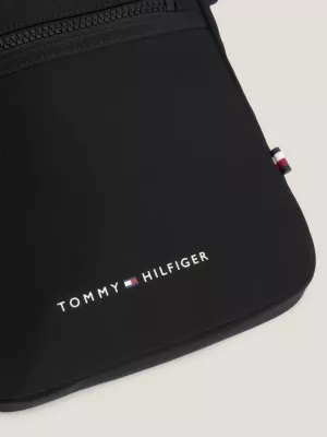 Bolsa transversal com logo pequeno
