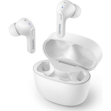 Philips TAT2206WT ægte trådløse øretelefoner med mikrofon - hvid