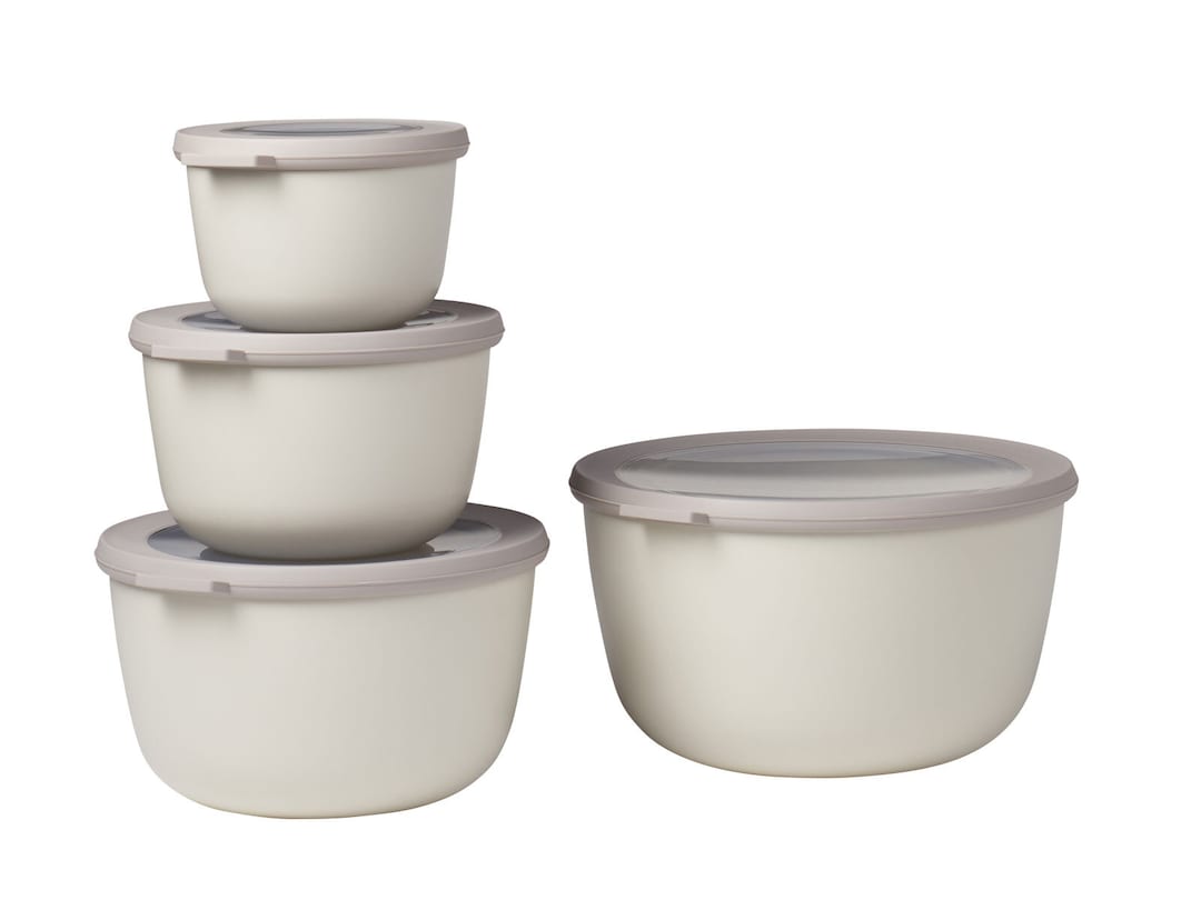 MEPAL Aufbewahrungsbox CIRQULA II 4-teilig Kunststoff nordicwhite