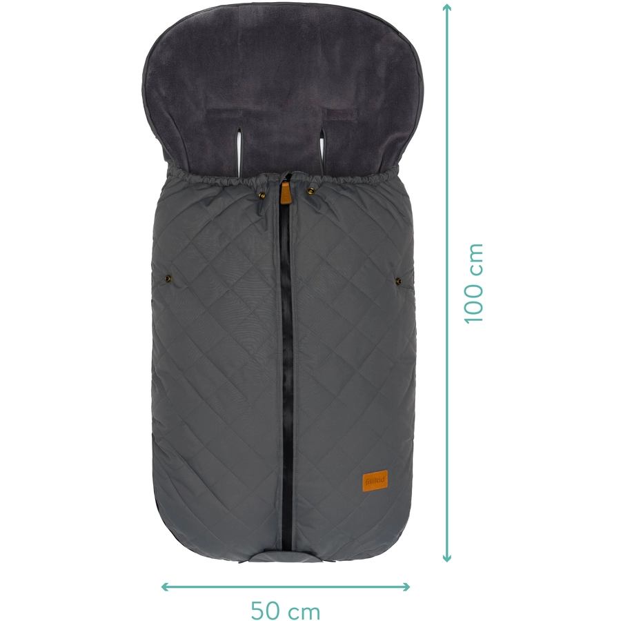 fillikid Winterfußsack Kamet Grau