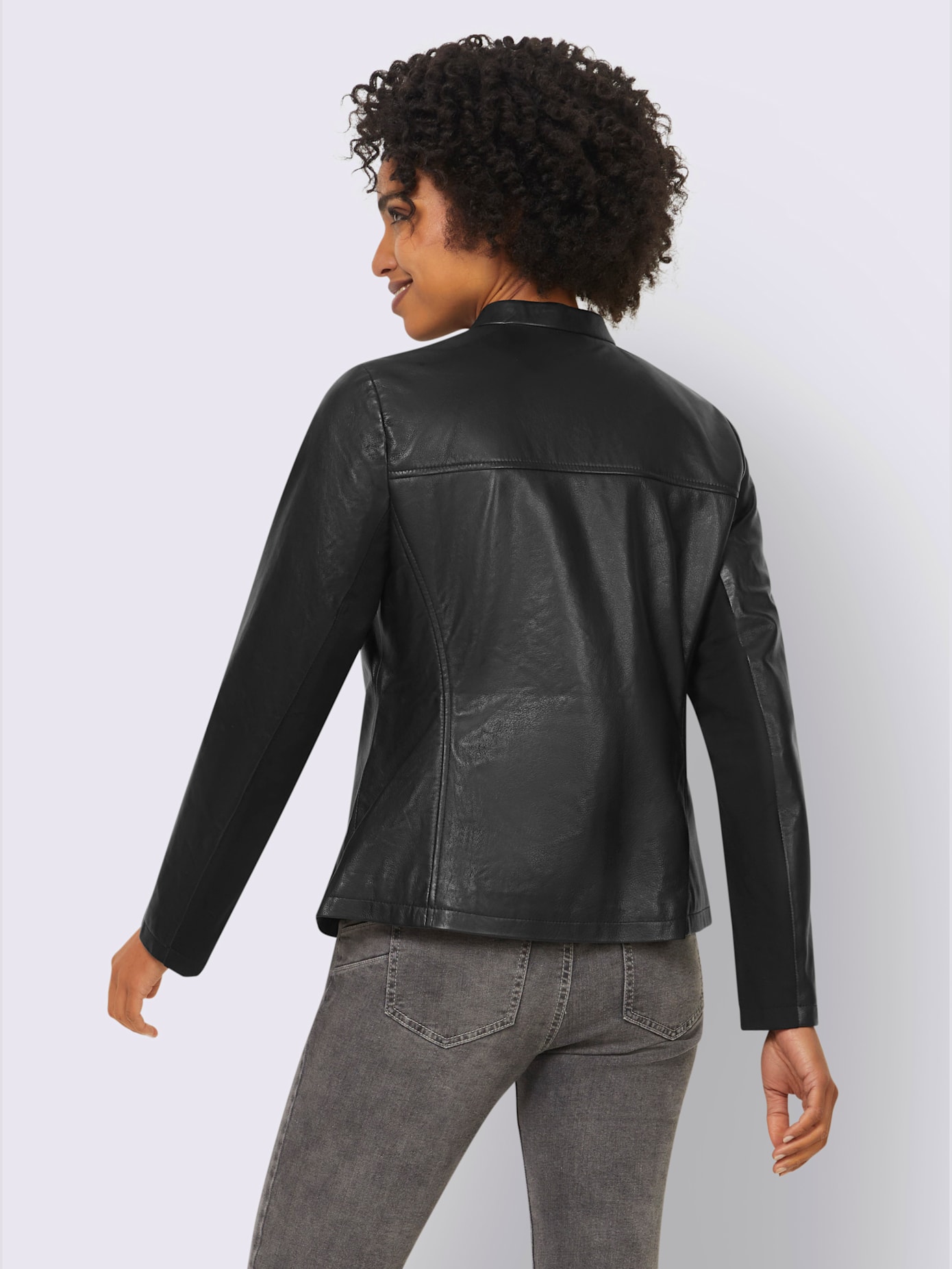 Veste en cuir cuir agneau nappa de qualité