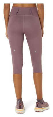 Collant 3/4 Asics Road High Waist Capri Tight Violet Femme